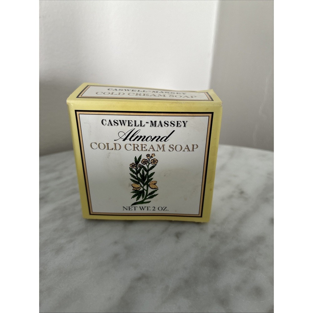 Vintage Caswell-Massey Almond Cold Cream Soap 2 Oz
